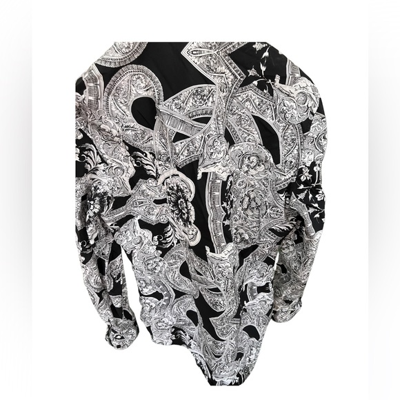 Versace print button down - Picture 2 of 3